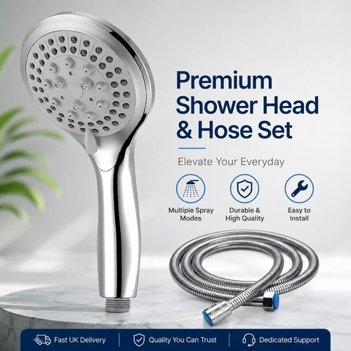 Chrome shower head - chrome,
